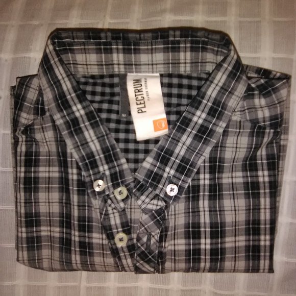 Ben Sherman Plaid Long Sleeve button down Plectrum - Picture 4 of 6